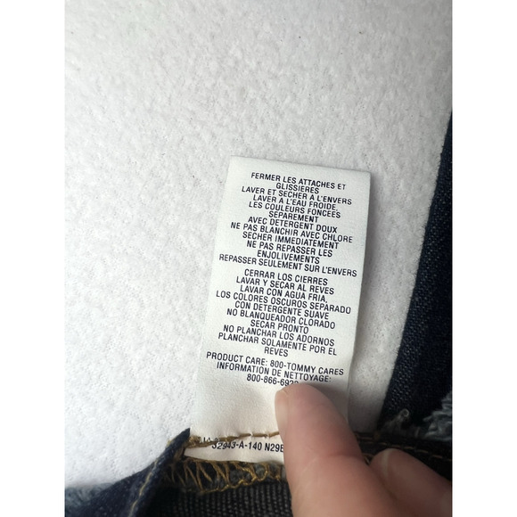 vtg Tommy Hilfiger Jeans Size 5‎ Women Low waist sequins butt spellout y2k - Picture 4 of 15